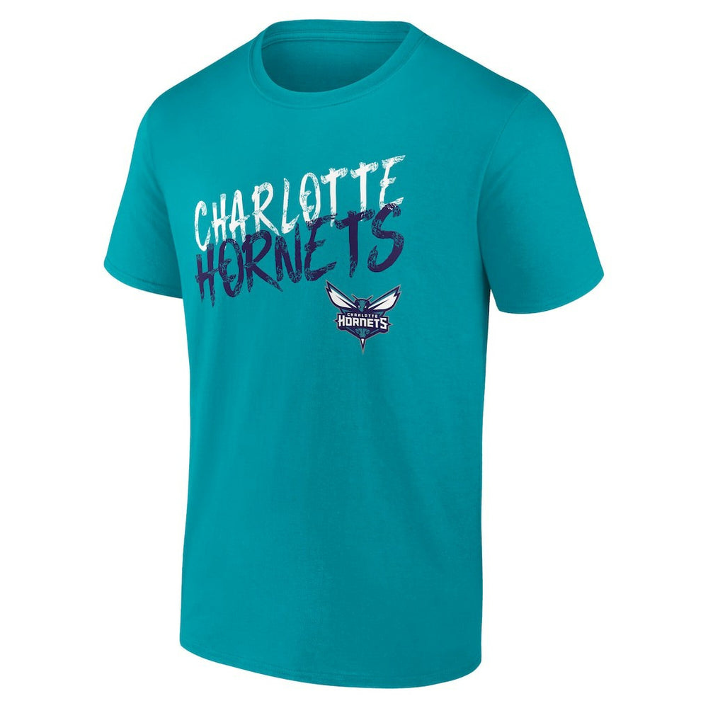 Charlotte Hornets Hustle Custom T-Shirt Teal - NBA