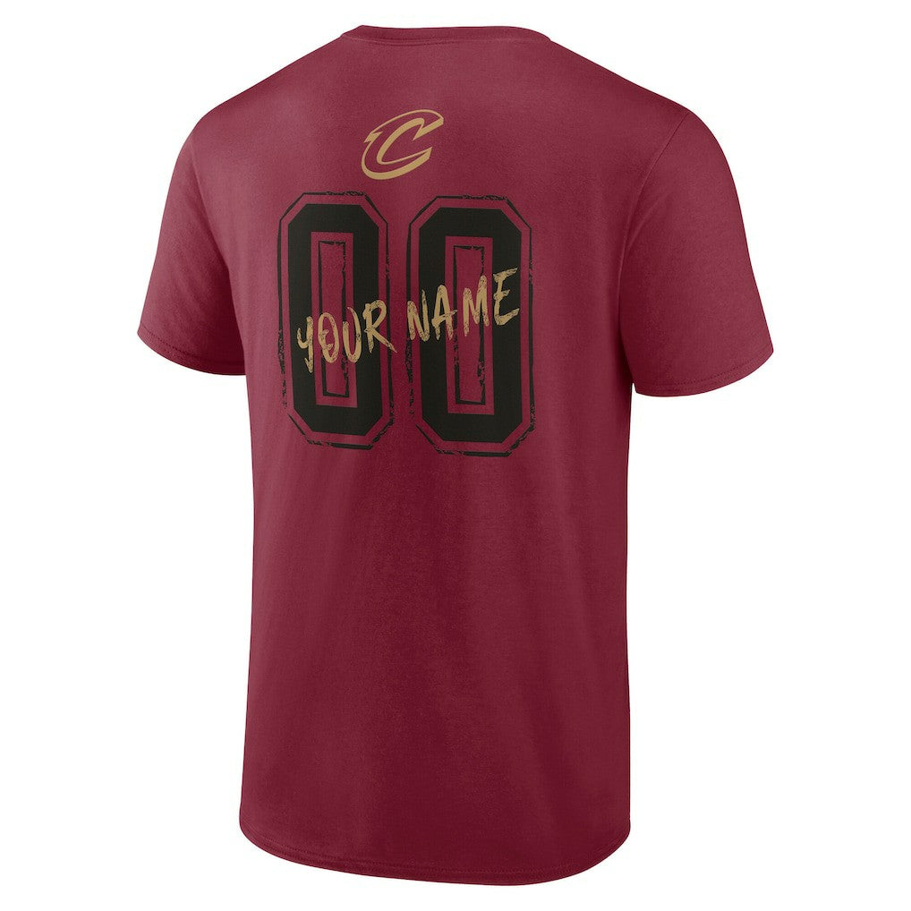 Cleveland Cavaliers Hustle Custom T-Shirt Wine - NBA