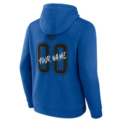 Dallas Mavericks Hustle Custom Pullover Hoodie Blue - NBA