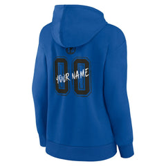 Dallas Mavericks Women's Hustle Custom Pullover Hoodie Blue - NBA