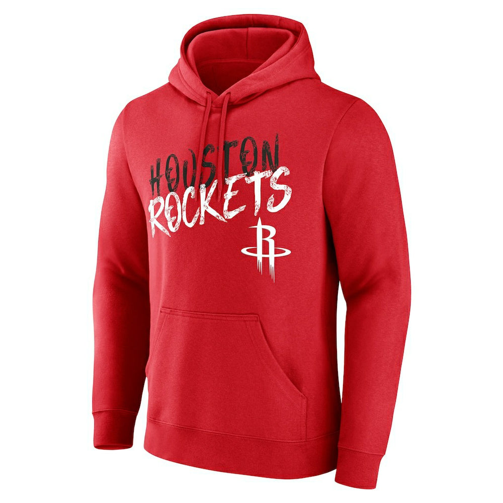 Houston Rockets Hustle Custom Pullover Hoodie Red - NBA