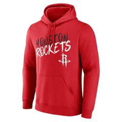 Houston Rockets Hustle Custom Pullover Hoodie Red - NBA