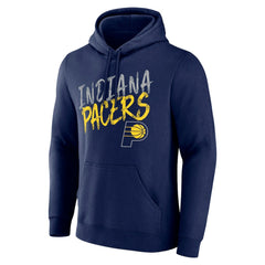 Indiana Pacers Hustle Custom Pullover Hoodie Navy - NBA