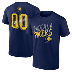 Indiana Pacers Hustle Custom T-Shirt Navy - NBA