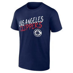 LA Clippers Hustle Custom T-Shirt Navy - NBA