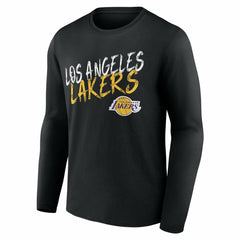 Los Angeles Lakers Hustle Custom Long Sleeve T-Shirt Black - NBA