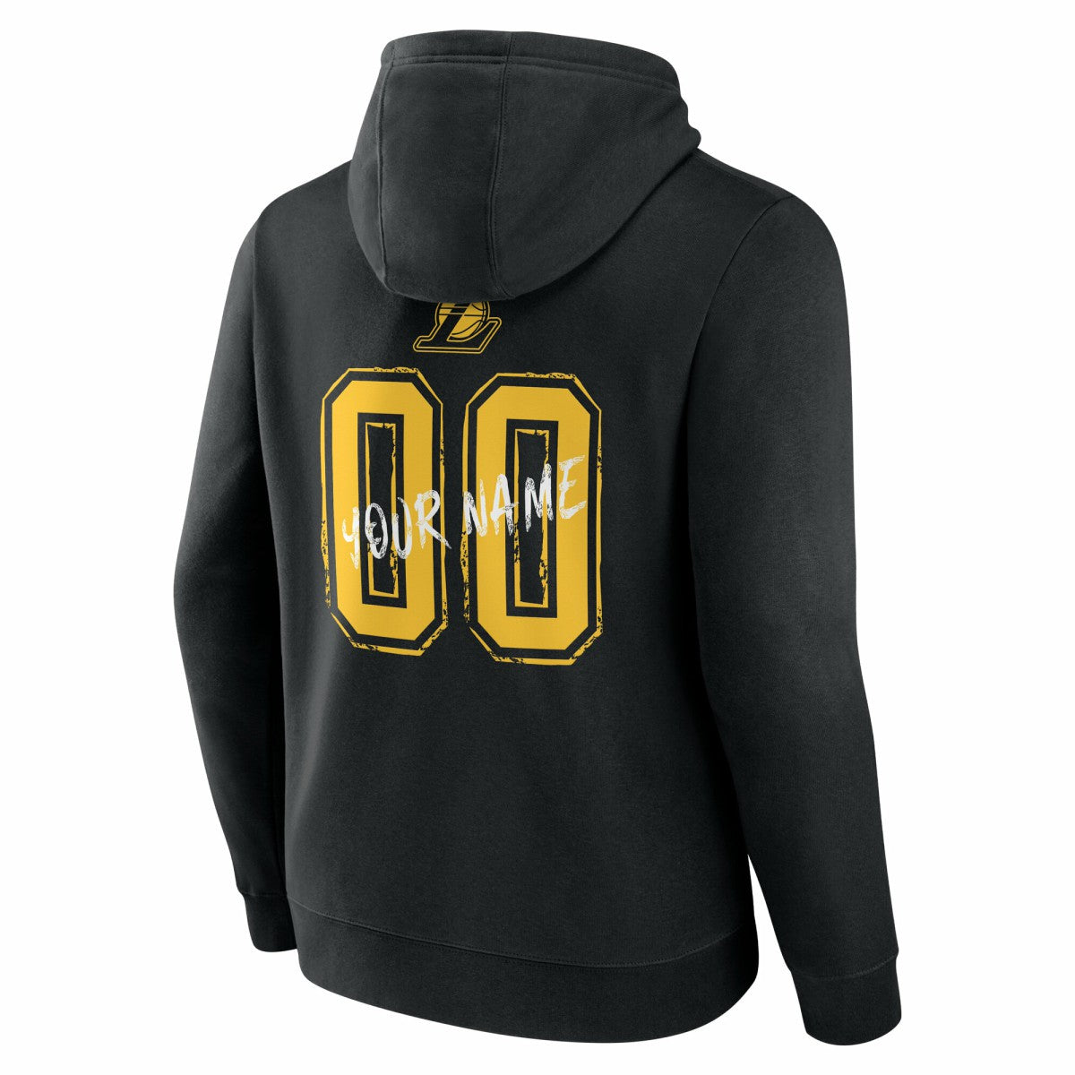 Los Angeles Lakers Hustle Custom Pullover Hoodie Black - NBA