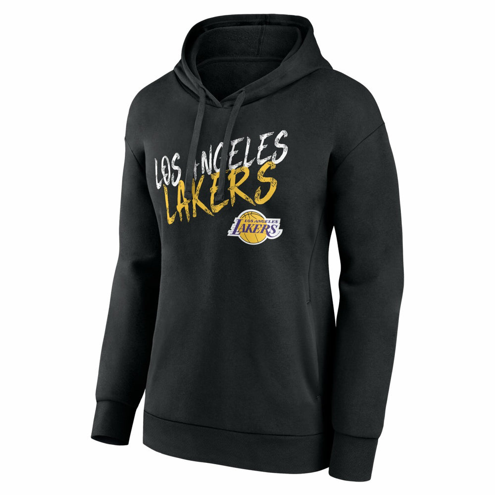 Los Angeles Lakers Women's Hustle Custom Pullover Hoodie Black - NBA