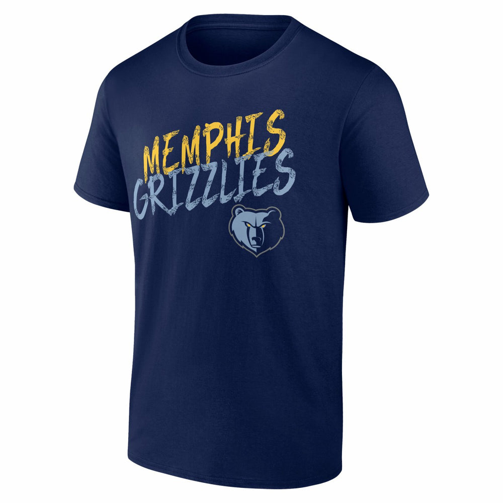 Memphis Grizzlies Hustle Custom T-Shirt Navy - NBA