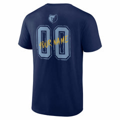 Memphis Grizzlies Hustle Custom T-Shirt Navy - NBA