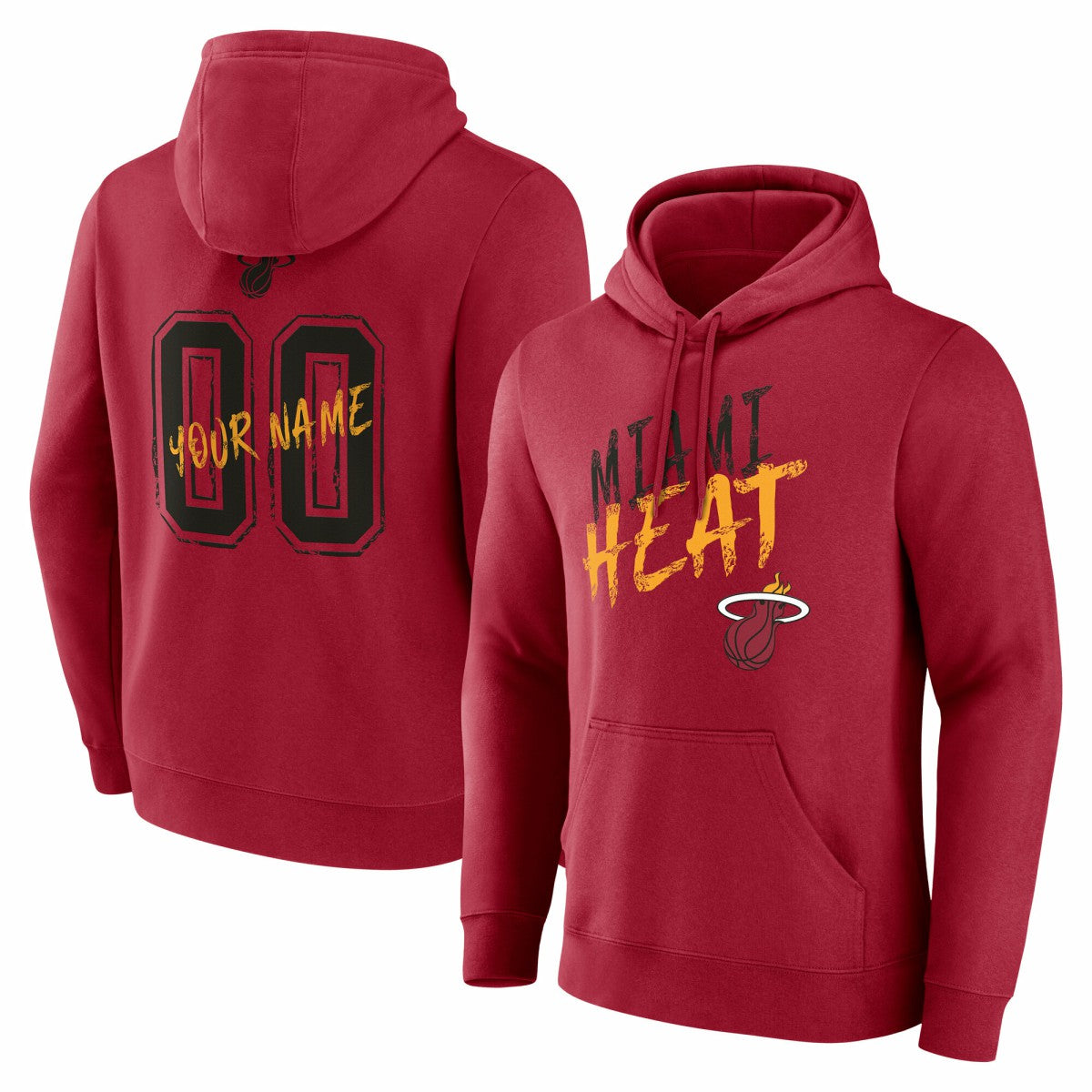 Miami Heat Hustle Custom Pullover Hoodie Red - NBA