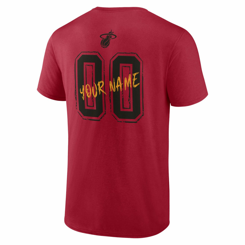 Miami Heat Hustle Custom T-Shirt Red - NBA