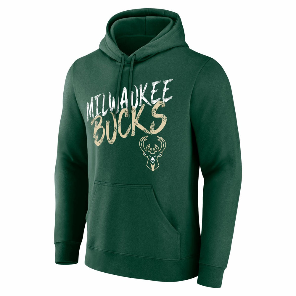 Milwaukee Bucks Hustle Custom Pullover Hoodie Hunter Green - NBA