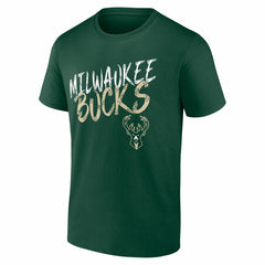 Milwaukee Bucks Hustle Custom T-Shirt Hunter Green - NBA