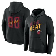 Miami Heat Hustle Custom Pullover Hoodie Black - NBA