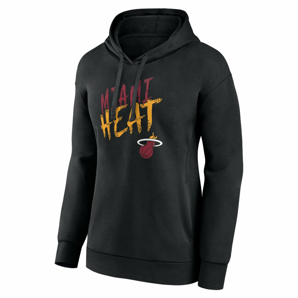 Miami Heat Women's Hustle Custom Pullover Hoodie Black - NBA