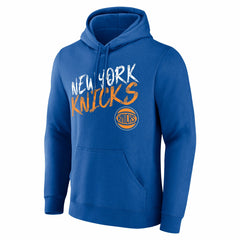 New York Knicks Hustle Custom Pullover Hoodie Blue - NBA