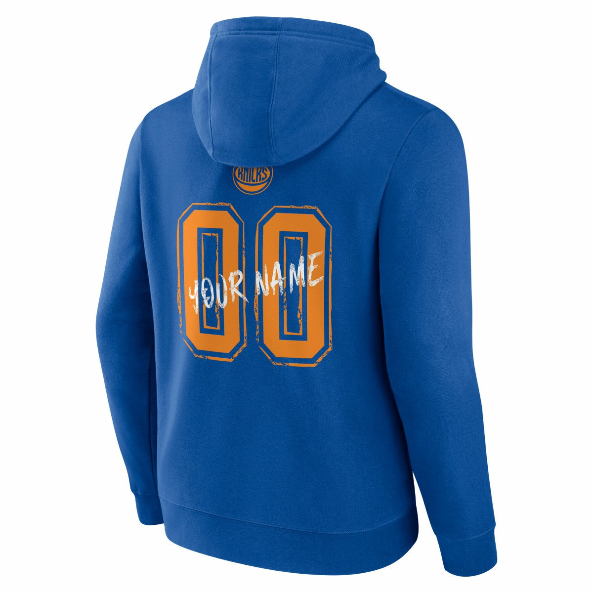 New York Knicks Hustle Custom Pullover Hoodie Blue - NBA