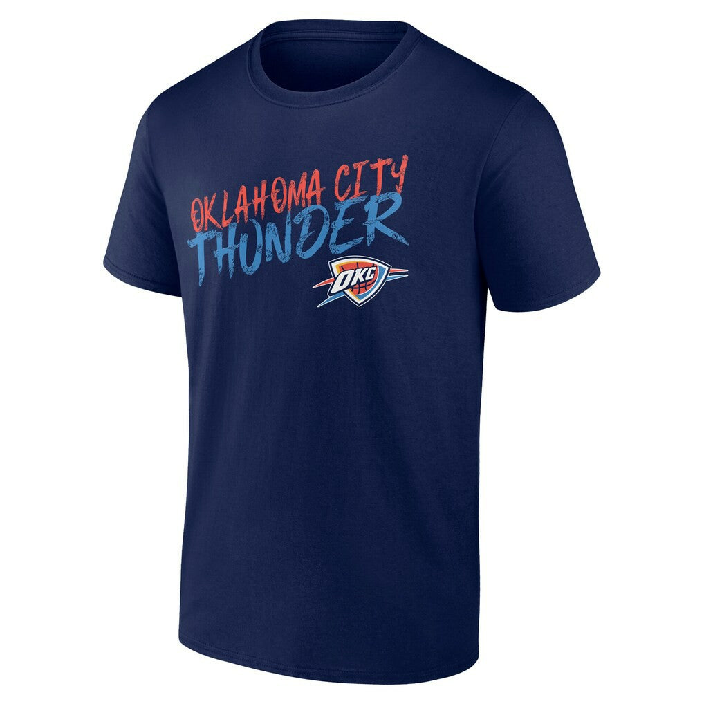 Oklahoma City Thunder Hustle Custom T-Shirt Navy - NBA