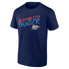 Oklahoma City Thunder Hustle Custom T-Shirt Navy - NBA