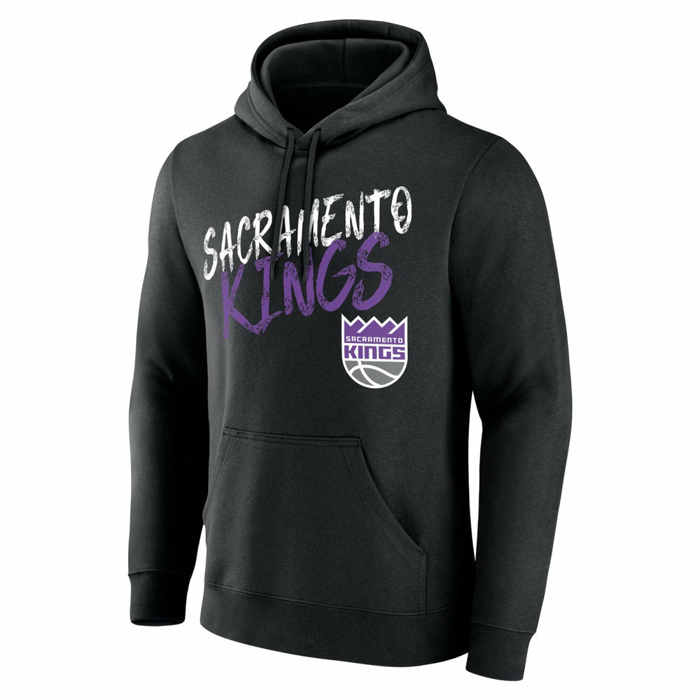 Sacramento Kings Hustle Custom Pullover Hoodie Black - NBA