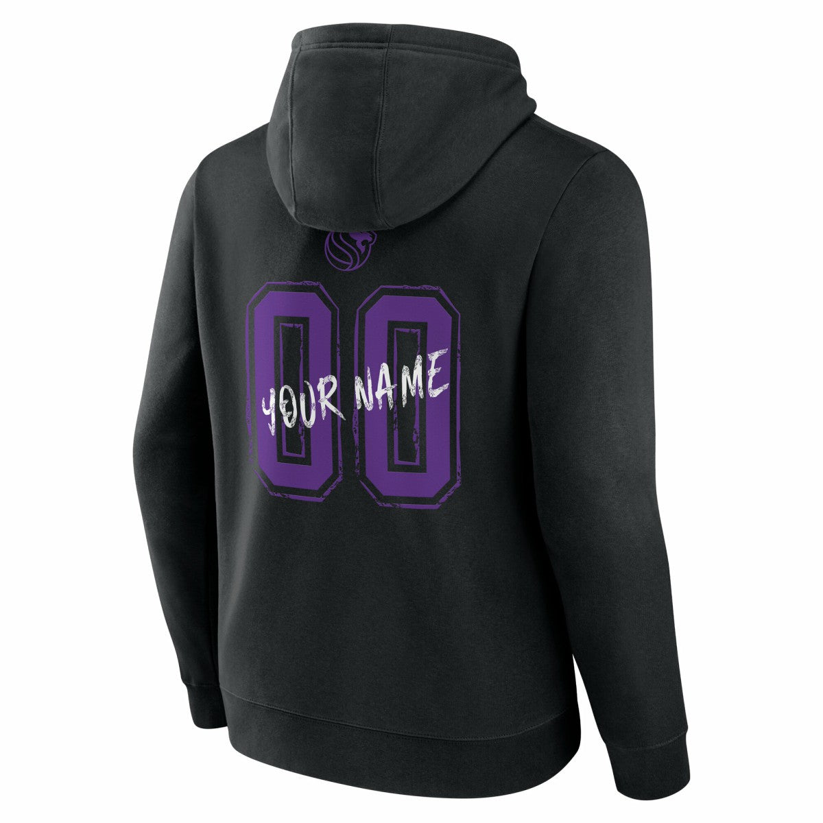 Sacramento Kings Hustle Custom Pullover Hoodie Black - NBA