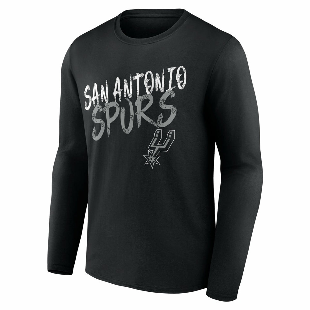 San Antonio Spurs Hustle Custom Long Sleeve T-Shirt Black - NBA