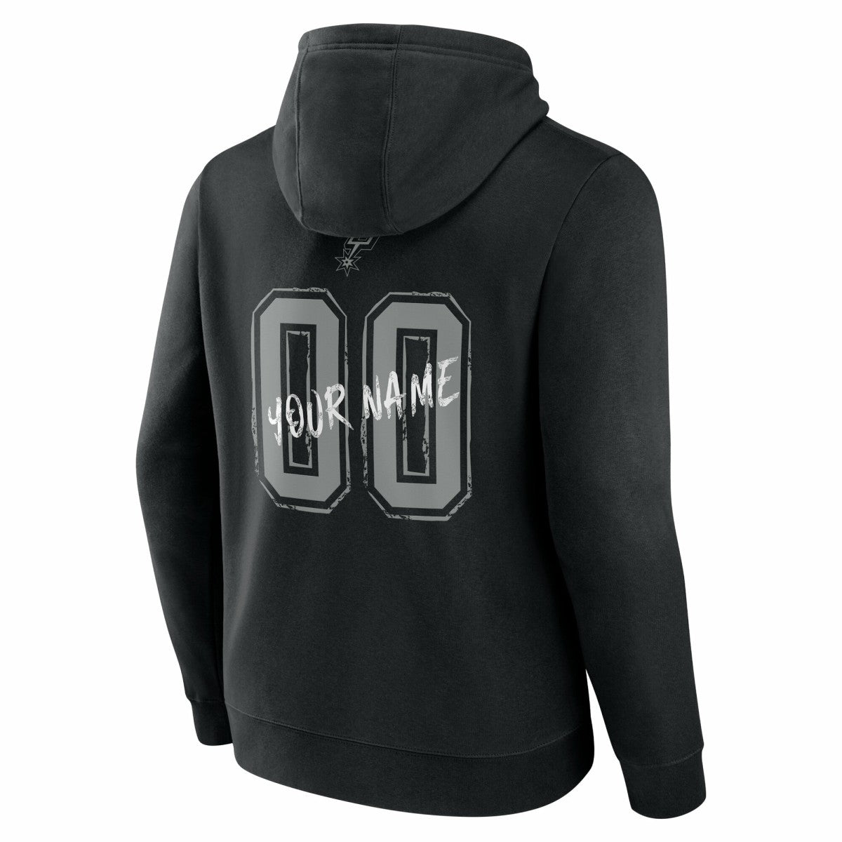 San Antonio Spurs Hustle Custom Pullover Hoodie Black - NBA