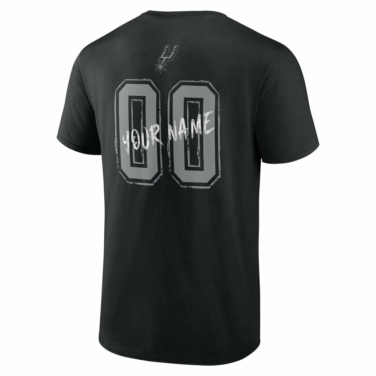San Antonio Spurs Hustle Custom T-Shirt Black - NBA