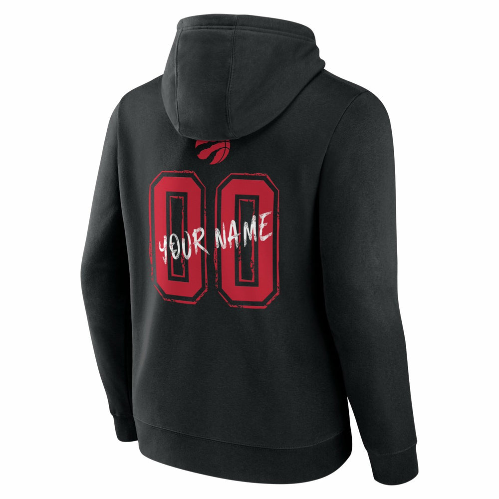 Toronto Raptors Hustle Custom Pullover Hoodie Black - NBA