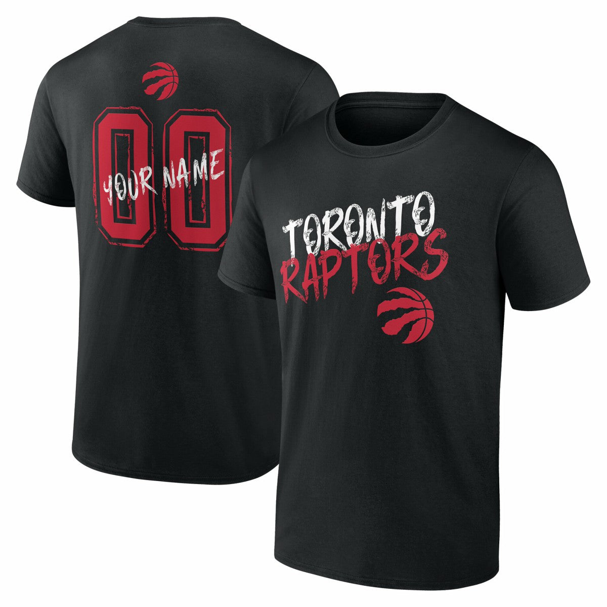 Toronto Raptors Hustle Custom T-Shirt Black - NBA