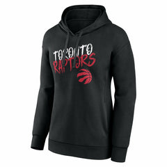 Toronto Raptors Women's Hustle Custom Pullover Hoodie Black - NBA