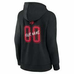 Toronto Raptors Women's Hustle Custom Pullover Hoodie Black - NBA