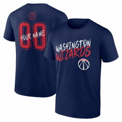 Washington Wizards Hustle Custom T-Shirt Navy - NBA