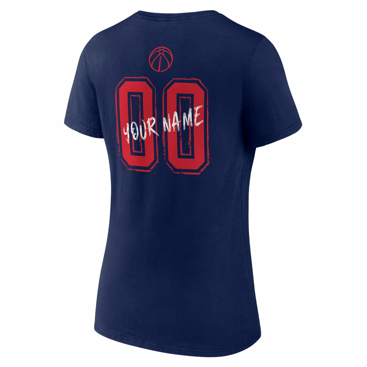 Washington Wizards Women's Hustle Custom V-Neck T-Shirt Navy - NBA