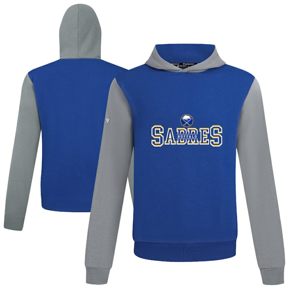 Buffalo Sabres Levelwear Ultimate Journey Pullover Hoodie - Royal/Gray - NHL