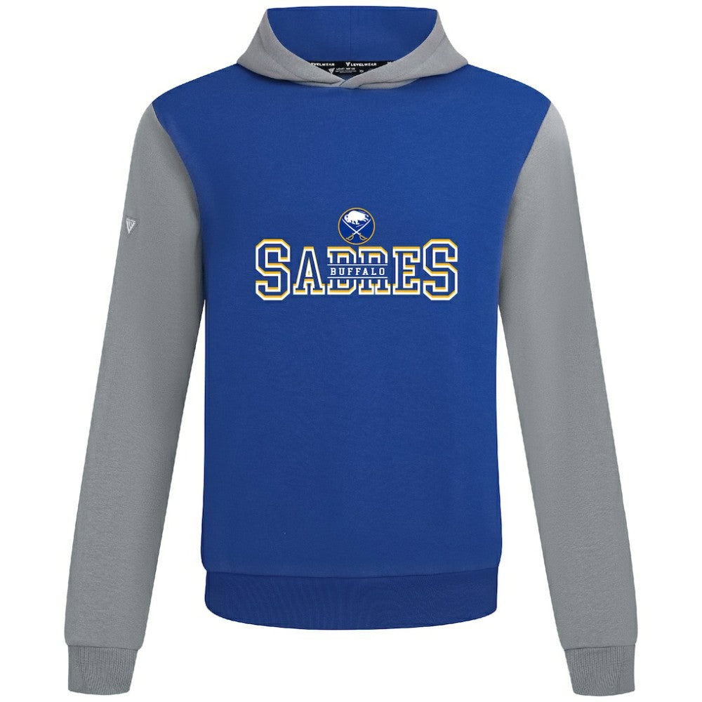 Buffalo Sabres Levelwear Ultimate Journey Pullover Hoodie - Royal/Gray - NHL