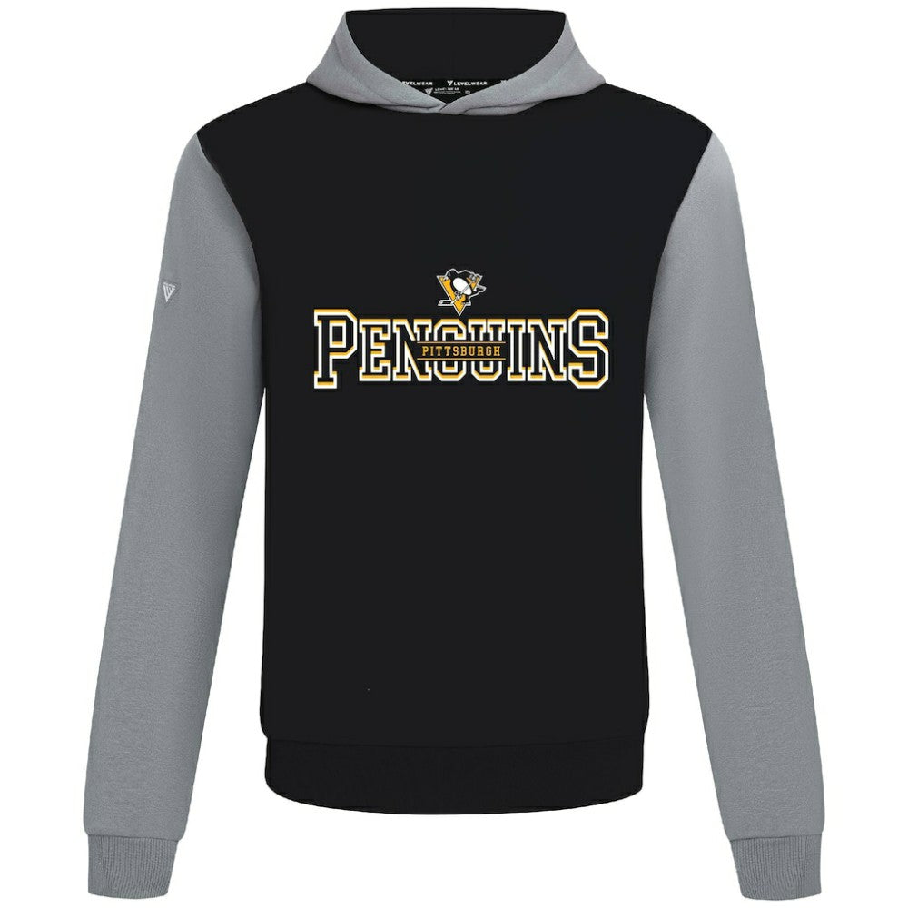 Pittsburgh Penguins Levelwear Ultimate Journey Pullover Hoodie - Black/Gray - NHL