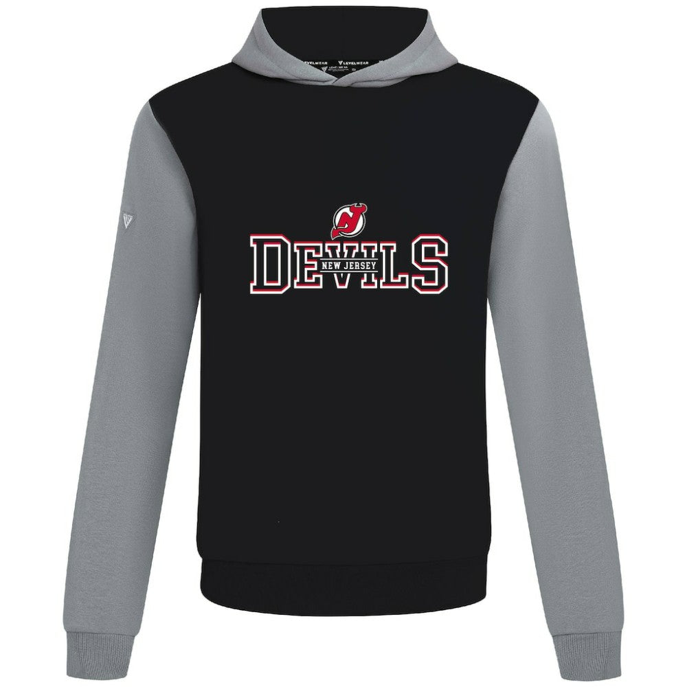 New Jersey Devils Levelwear Ultimate Journey Pullover Hoodie - Black/Gray - NHL