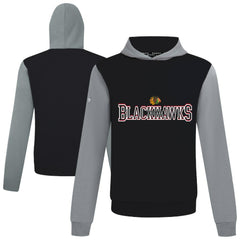 Chicago Blackhawks Levelwear Ultimate Journey Pullover Hoodie - Black/Gray - NHL