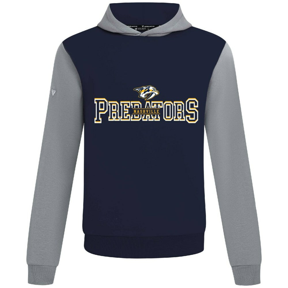 Nashville Predators Levelwear Ultimate Journey Pullover Hoodie - Navy/Gray - NHL