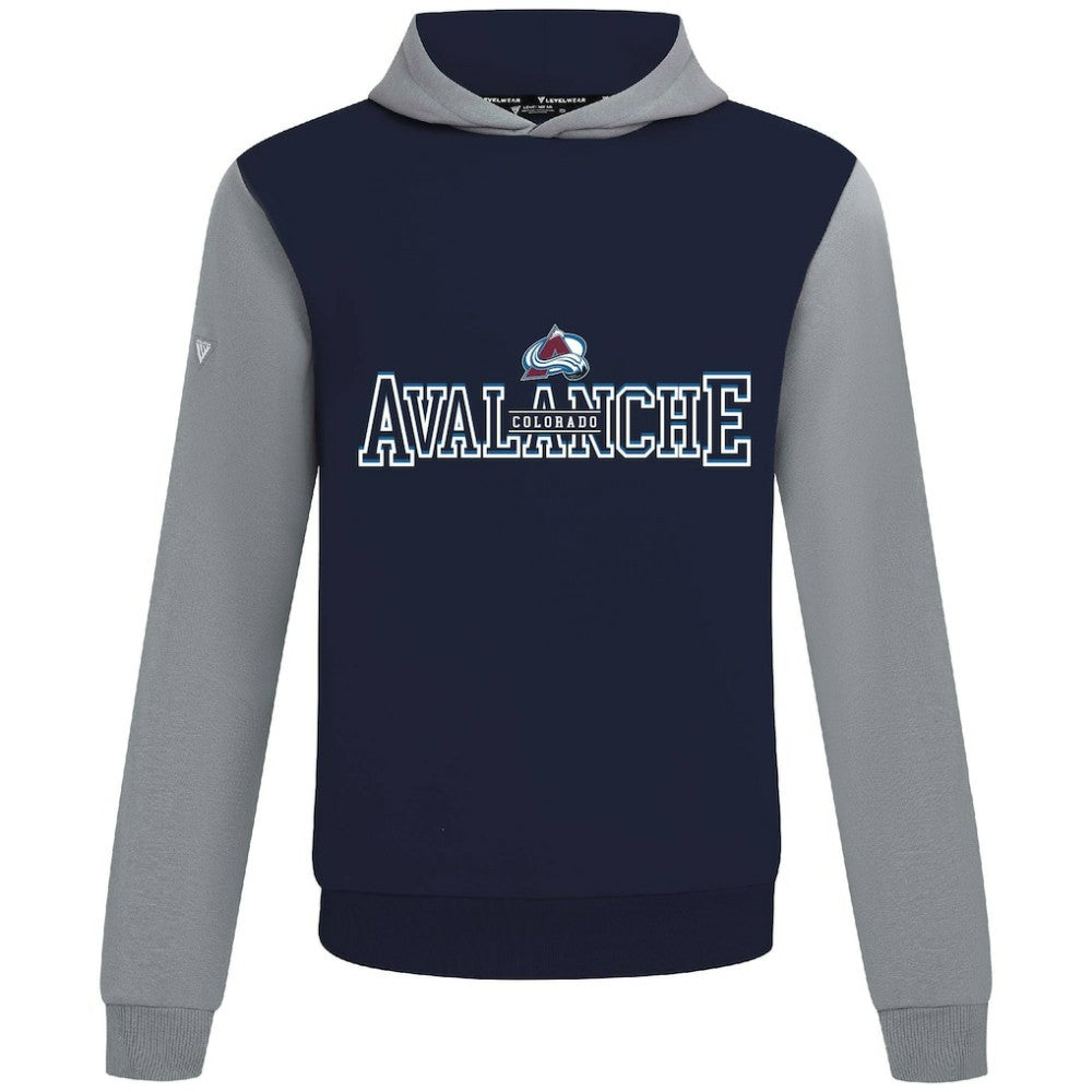 Colorado Avalanche Levelwear Ultimate Journey Pullover Hoodie - Navy/Gray - NHL