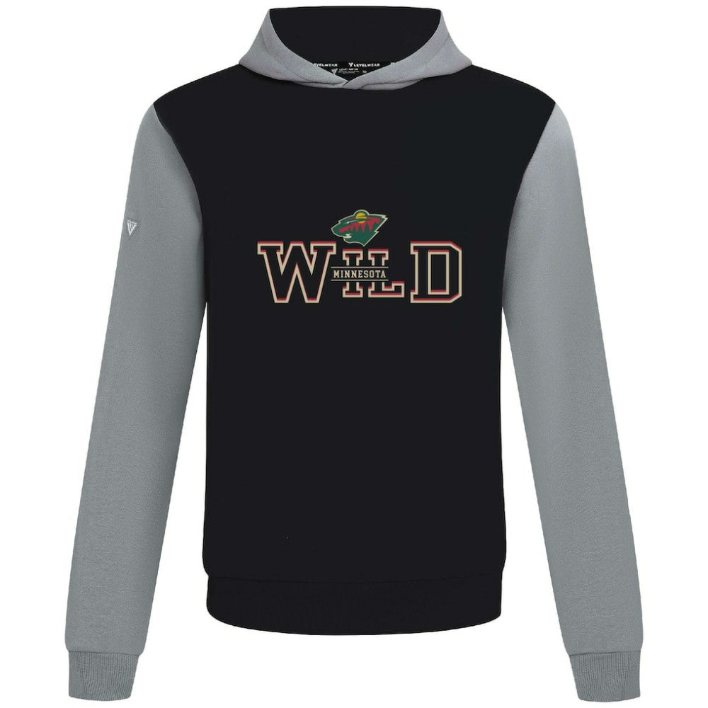 Minnesota Wild Levelwear Ultimate Journey Pullover Hoodie - Black/Gray - NHL