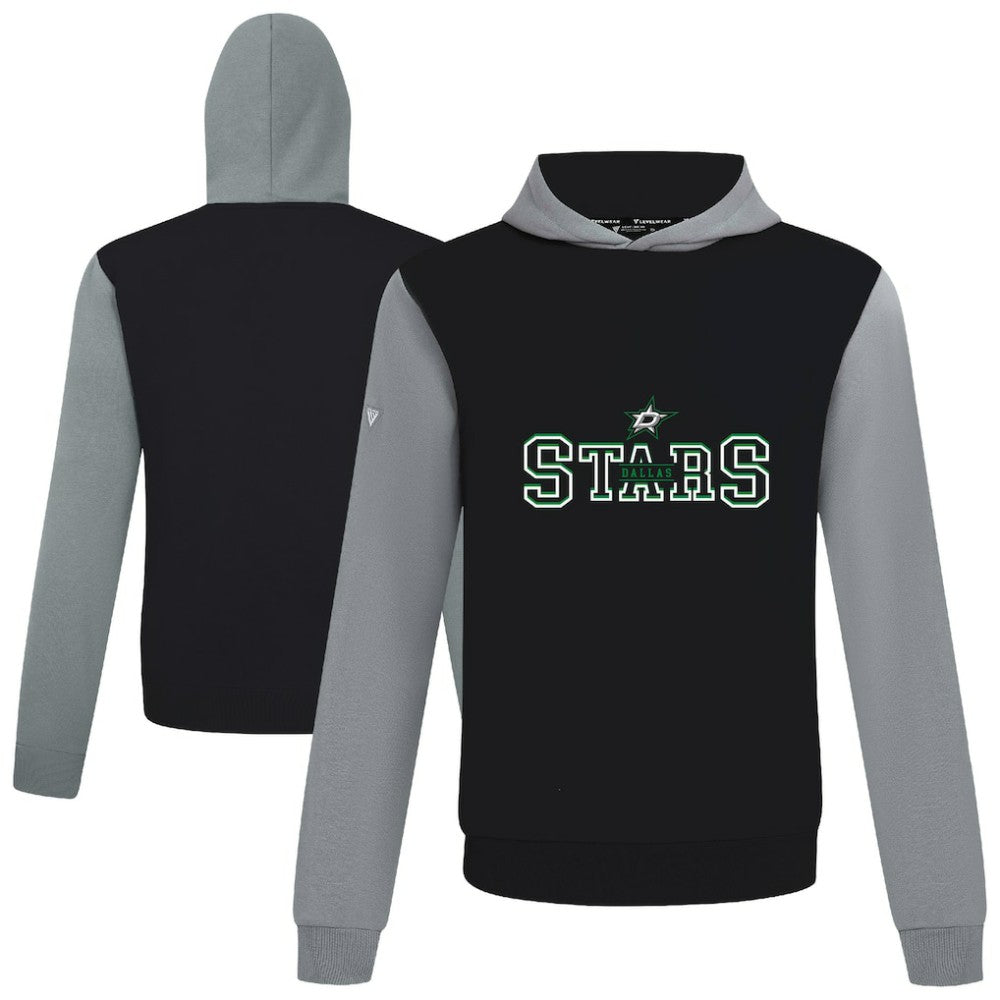 Dallas Stars Levelwear Ultimate Journey Pullover Hoodie - Black/Gray - NHL