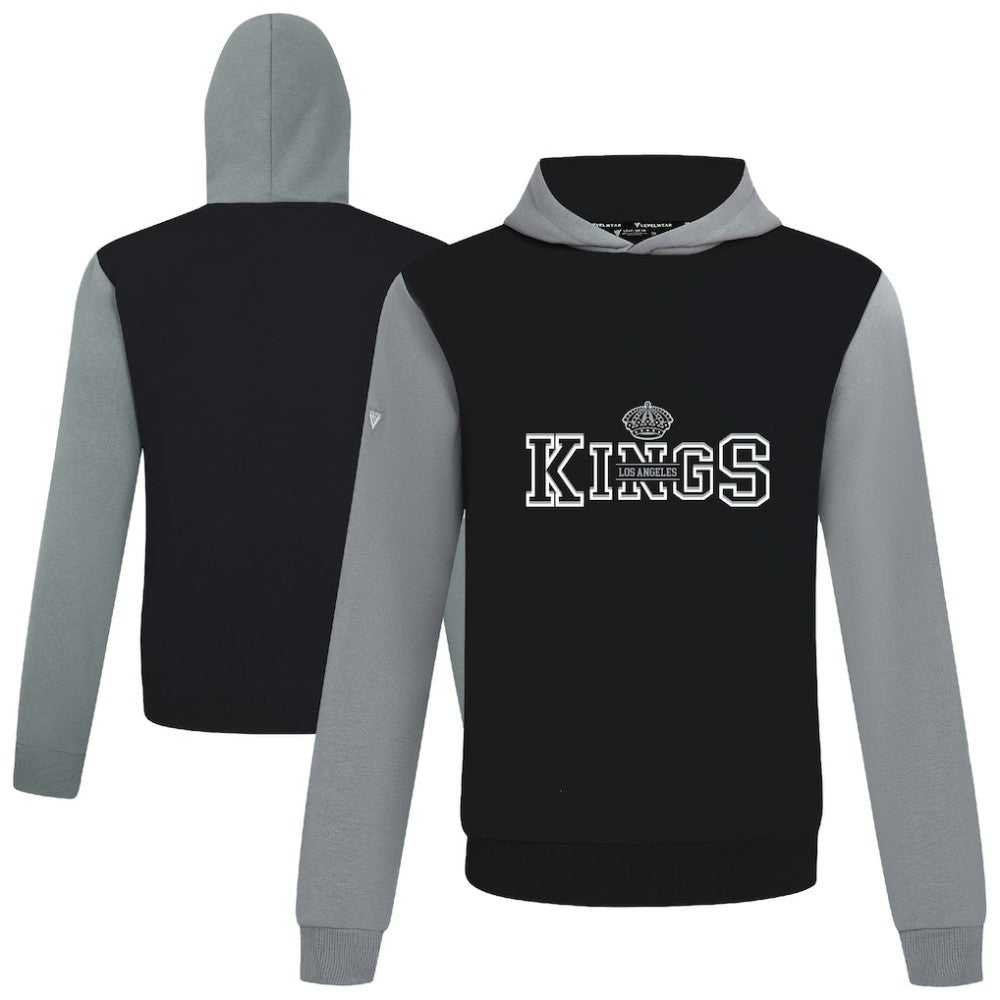 Los Angeles Kings Levelwear Ultimate Journey Pullover Hoodie - Black/Gray - NHL