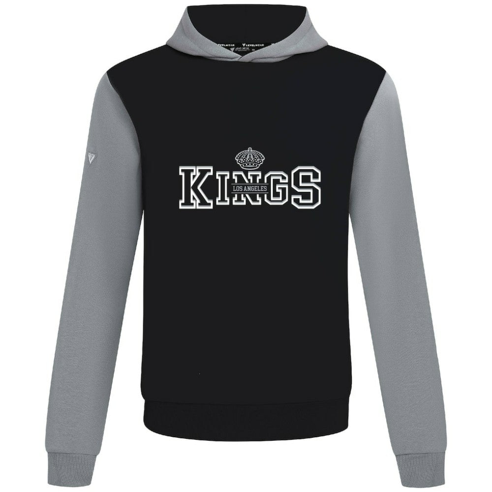 Los Angeles Kings Levelwear Ultimate Journey Pullover Hoodie - Black/Gray - NHL