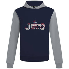 Winnipeg Jets Levelwear Ultimate Journey Pullover Hoodie - Navy/Gray - NHL