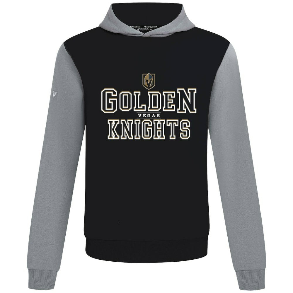 Vegas Golden Knights Levelwear Ultimate Journey Pullover Hoodie - Black/Gray - NHL