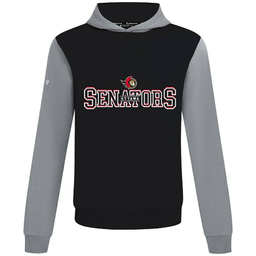 Ottawa Senators Levelwear Ultimate Journey Pullover Hoodie - Black/Gray - NHL