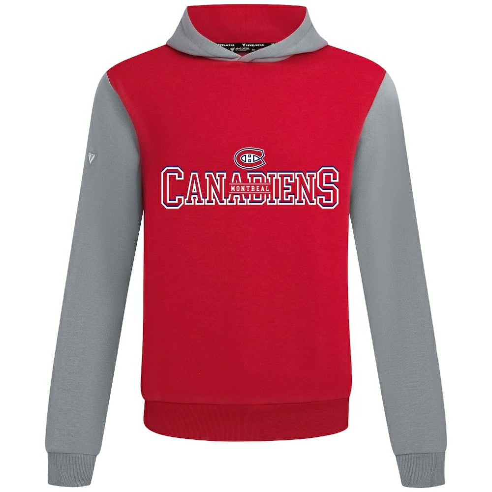 Montreal Canadiens Levelwear Ultimate Journey Pullover Hoodie - Red/Gray - NHL